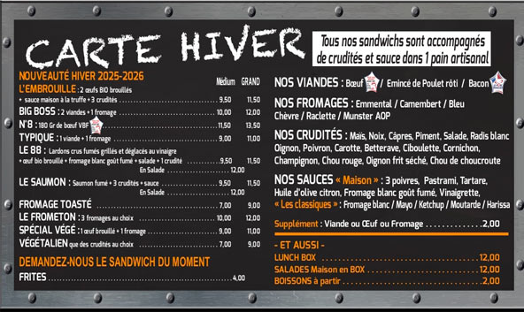 Carte hiver 2026
